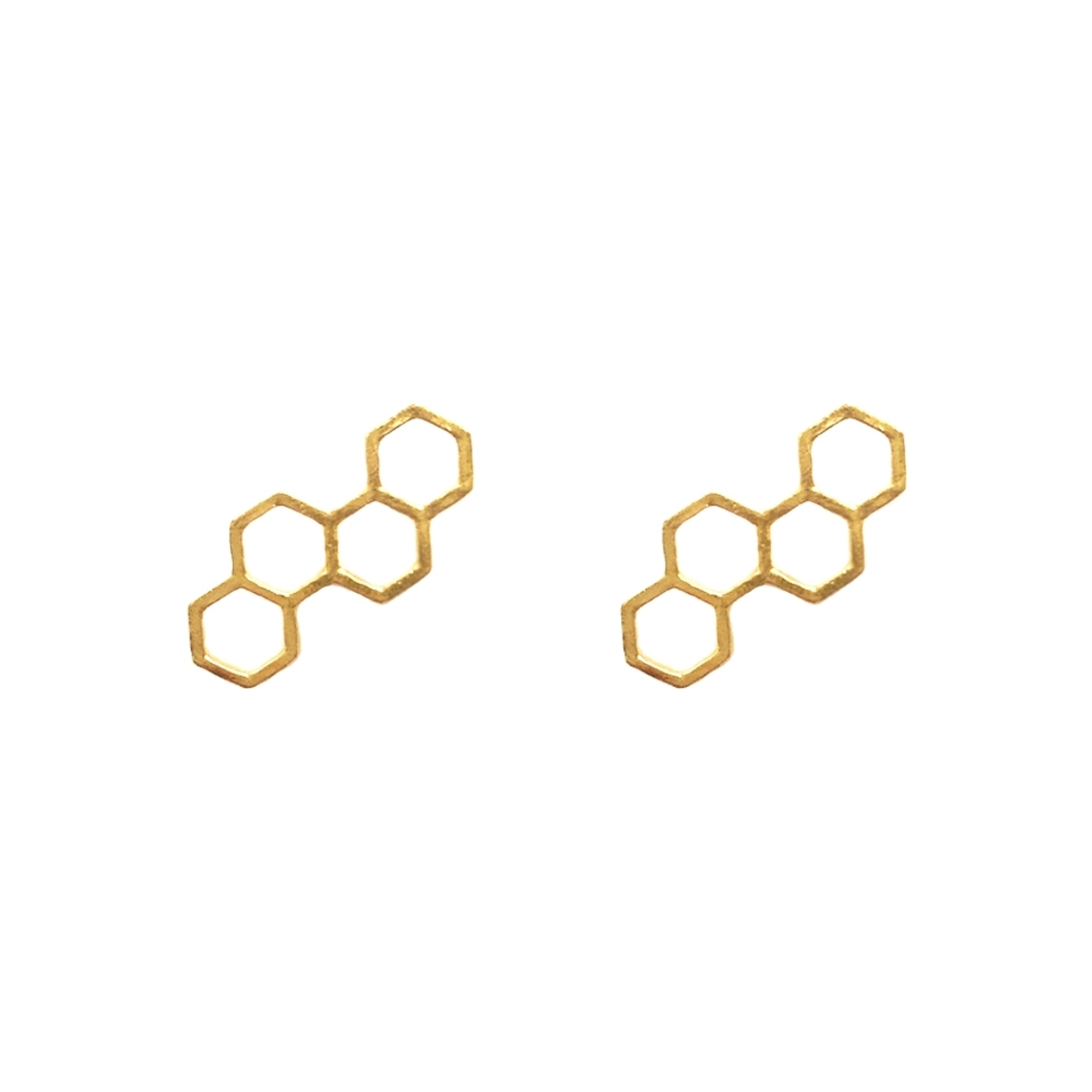 Quinn Honeycomb Studs