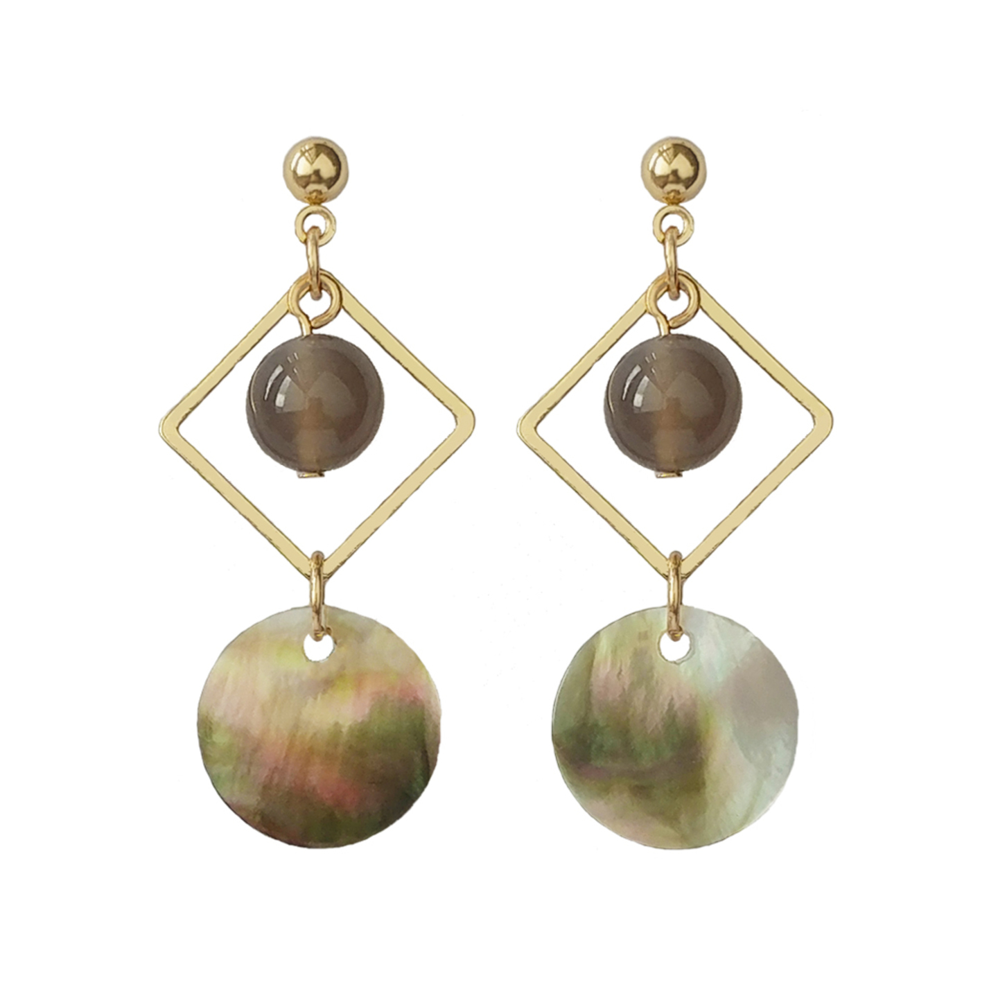 Evian Shellrock Drop Earrings
