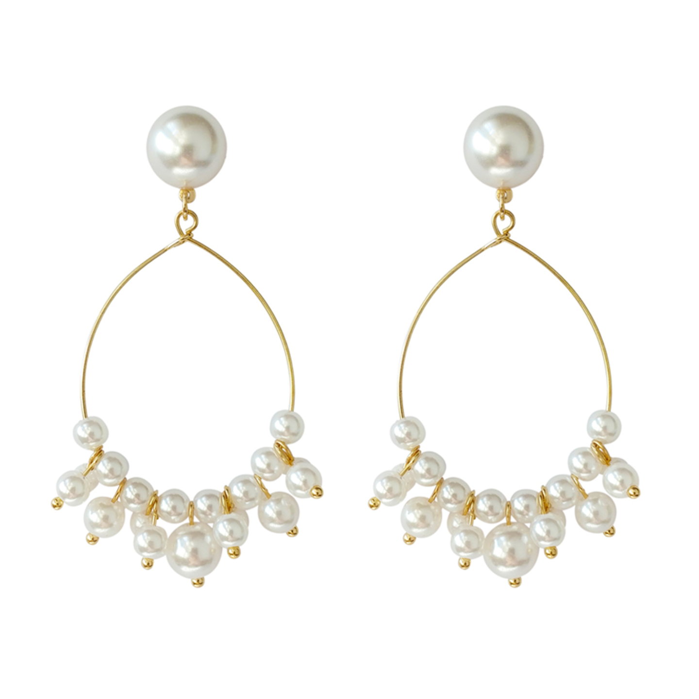 Frida Multi Pearl Earrings