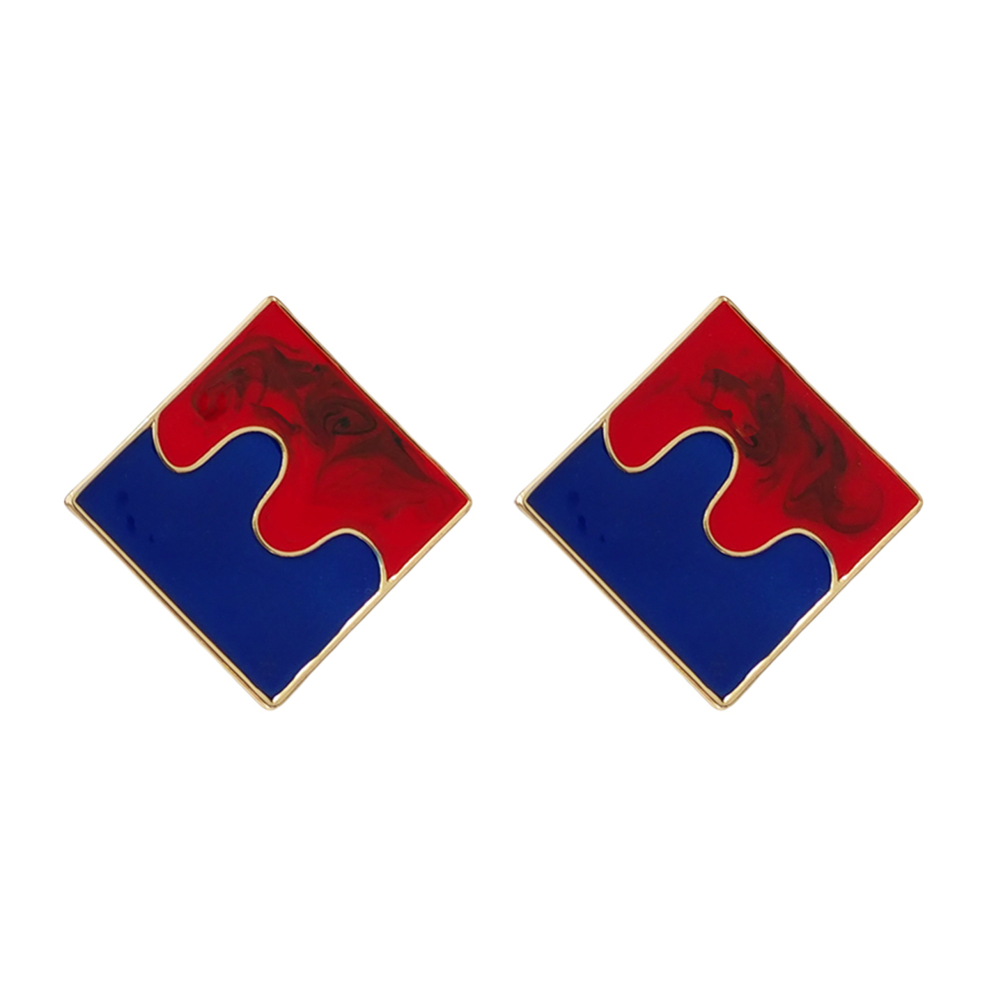 Maya Jigsaw Studs