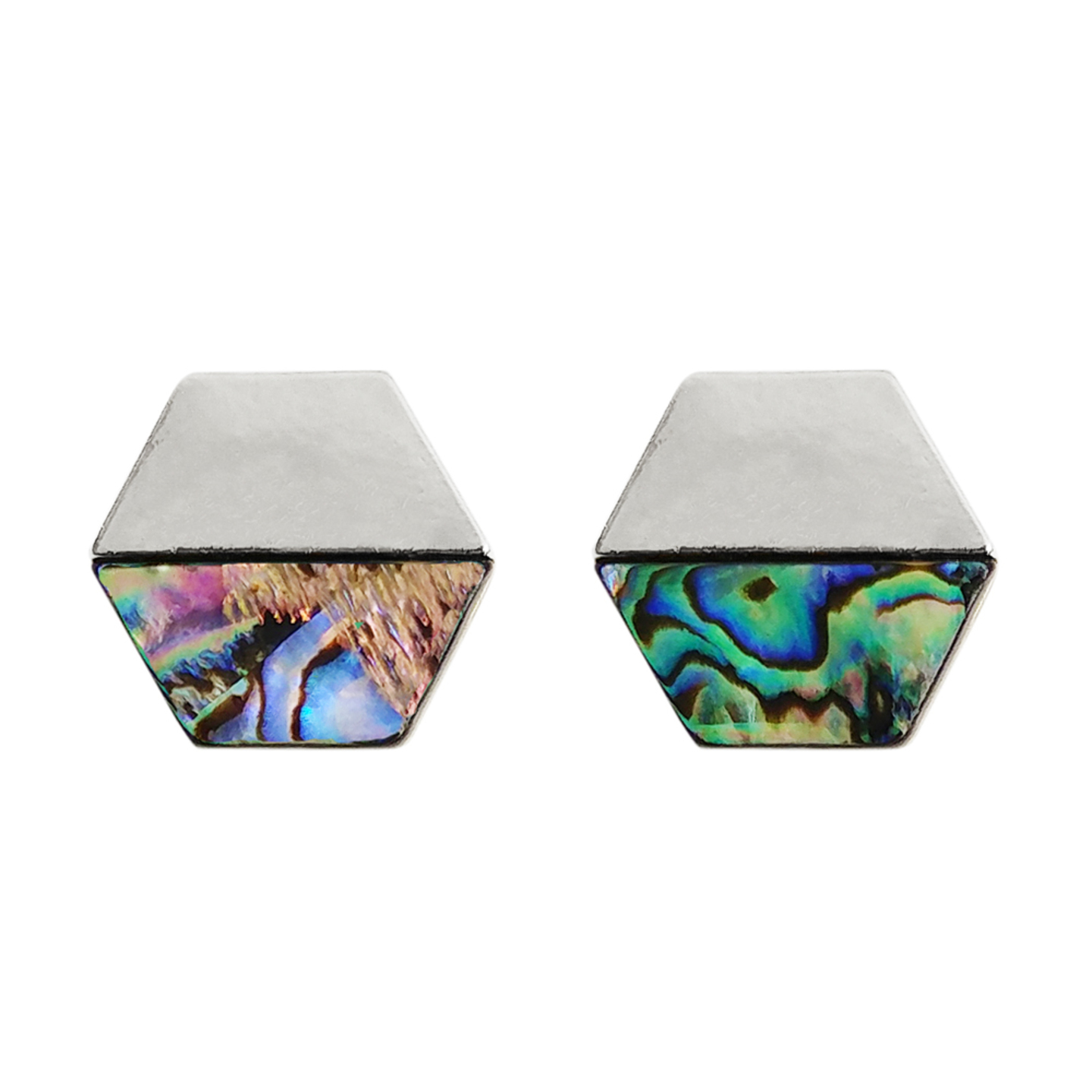 Coralia Shellrock Studs in Silver