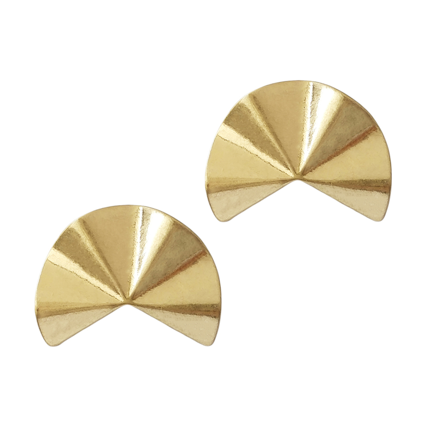 Rushe Irregular Pleat Studs