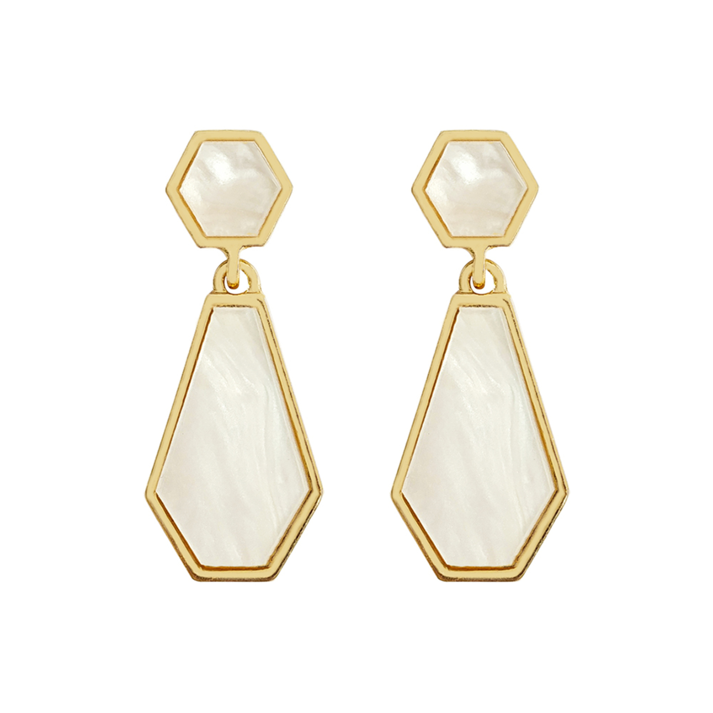 Magalie Geometric Drop Earrings