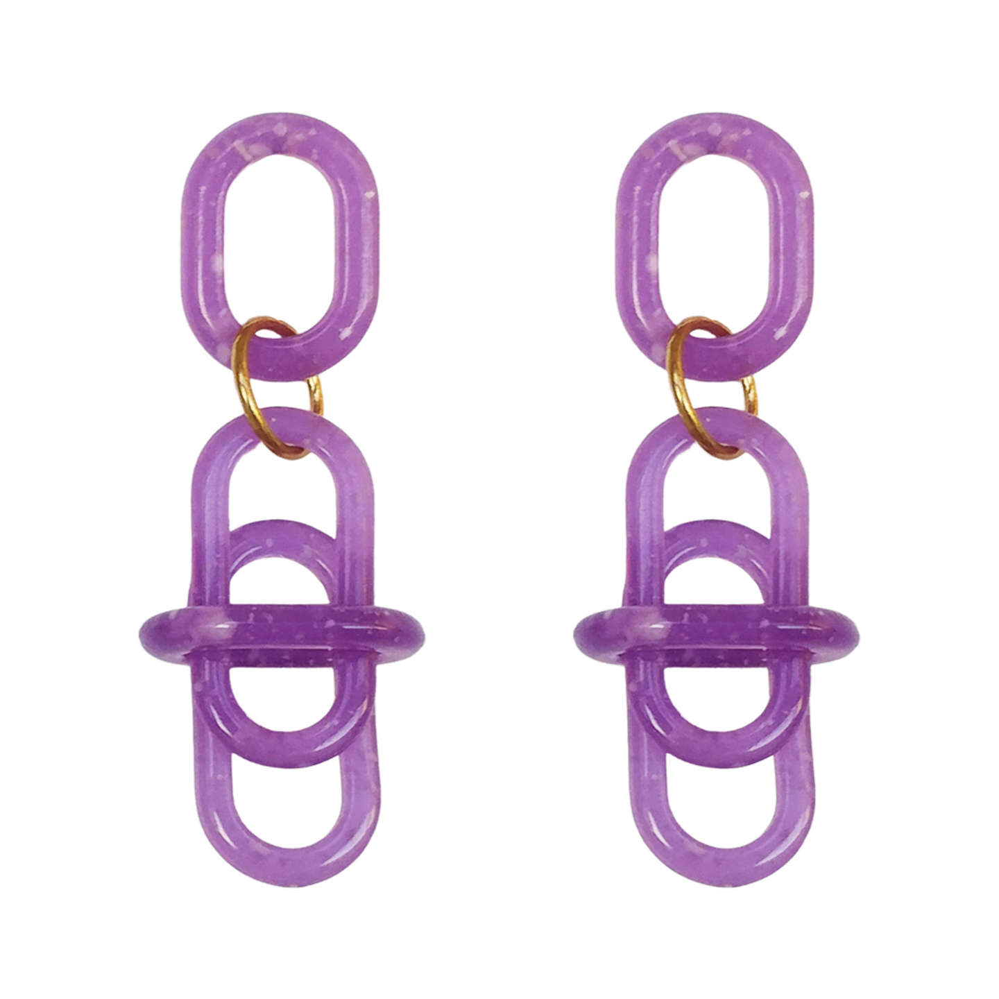 Whitley Multi Loop Resin Earrings