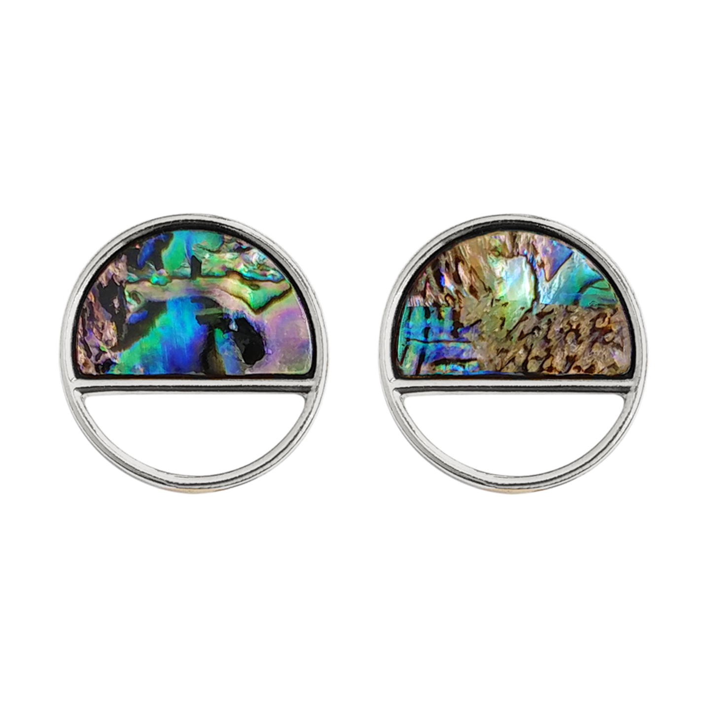 Sereia Shellrock Studs in Silver