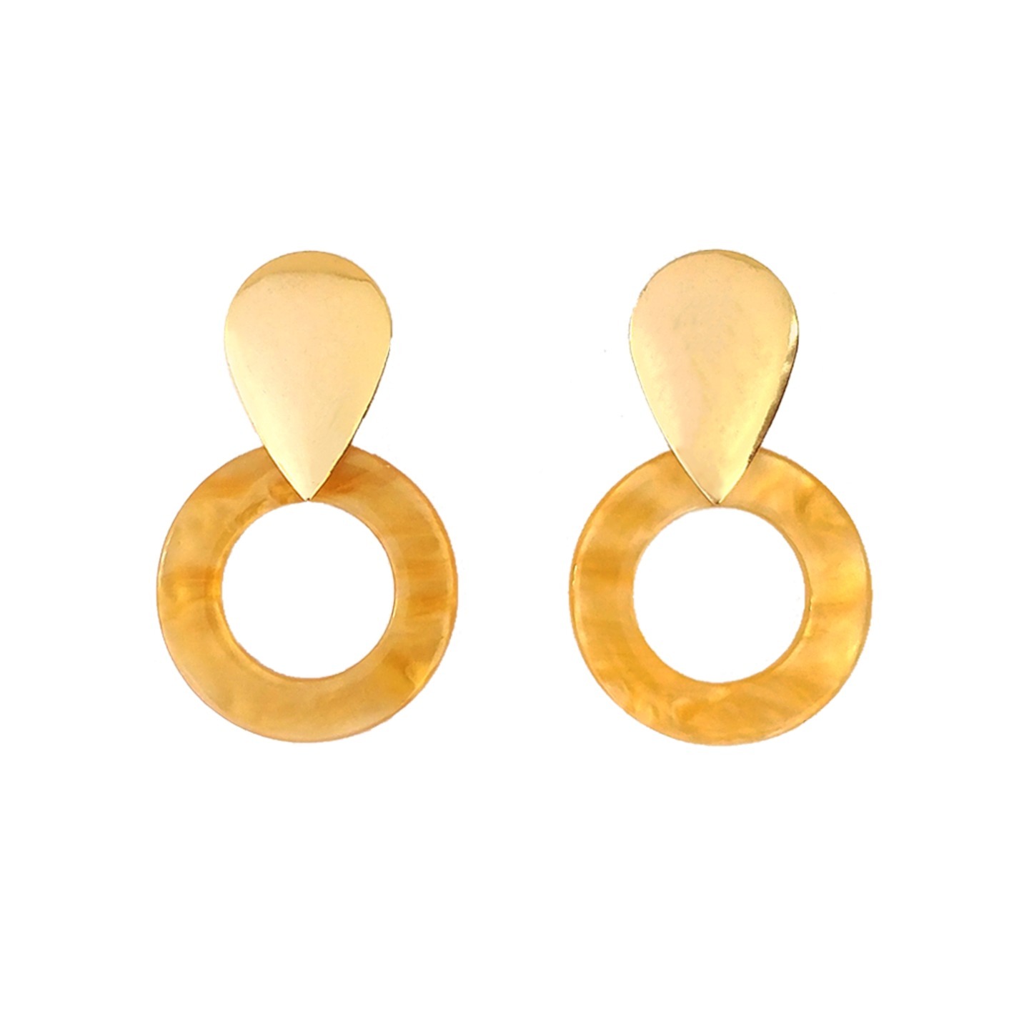 Ladro Earrings in Honey