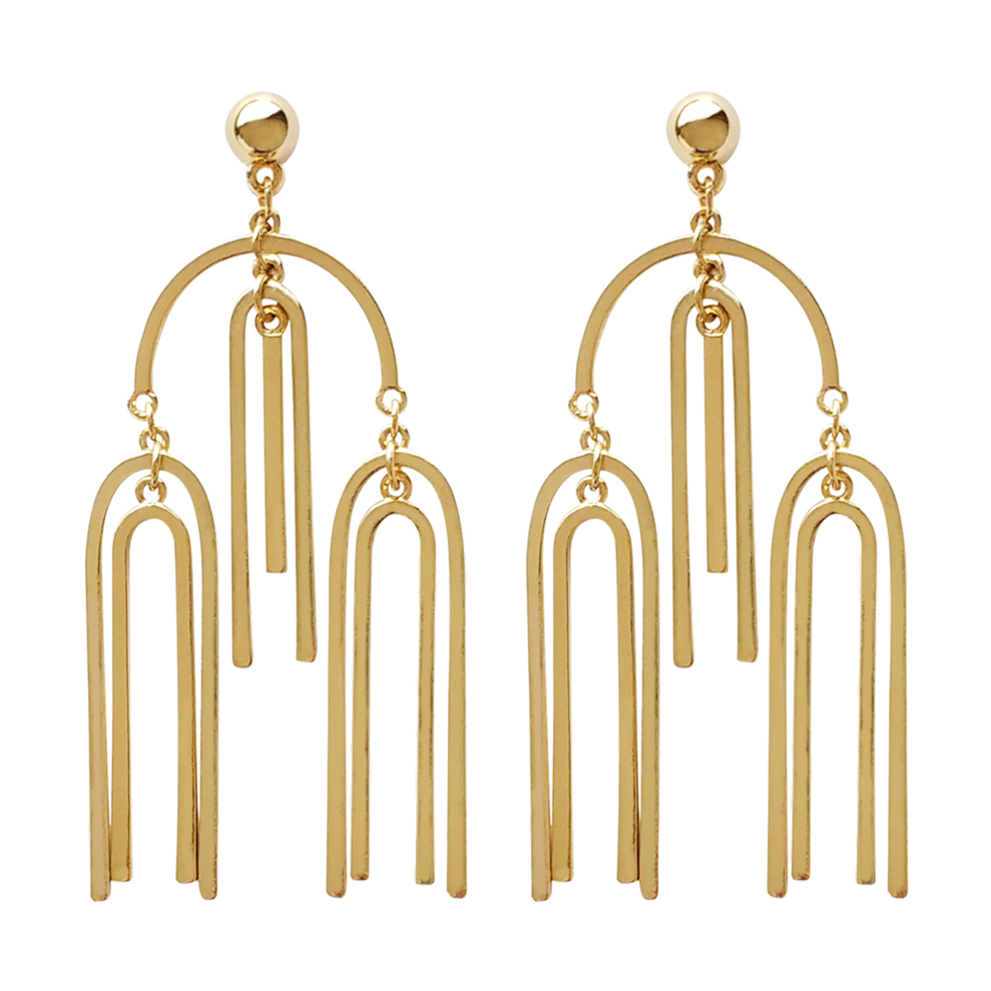 Zalika Horseshoe Statement Earrings