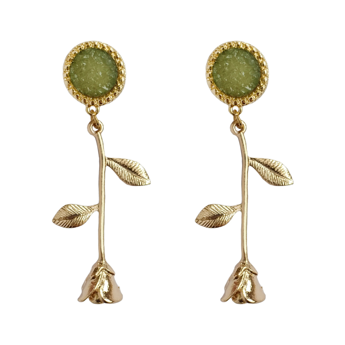 Rosabelle Raw Crystal Earrings