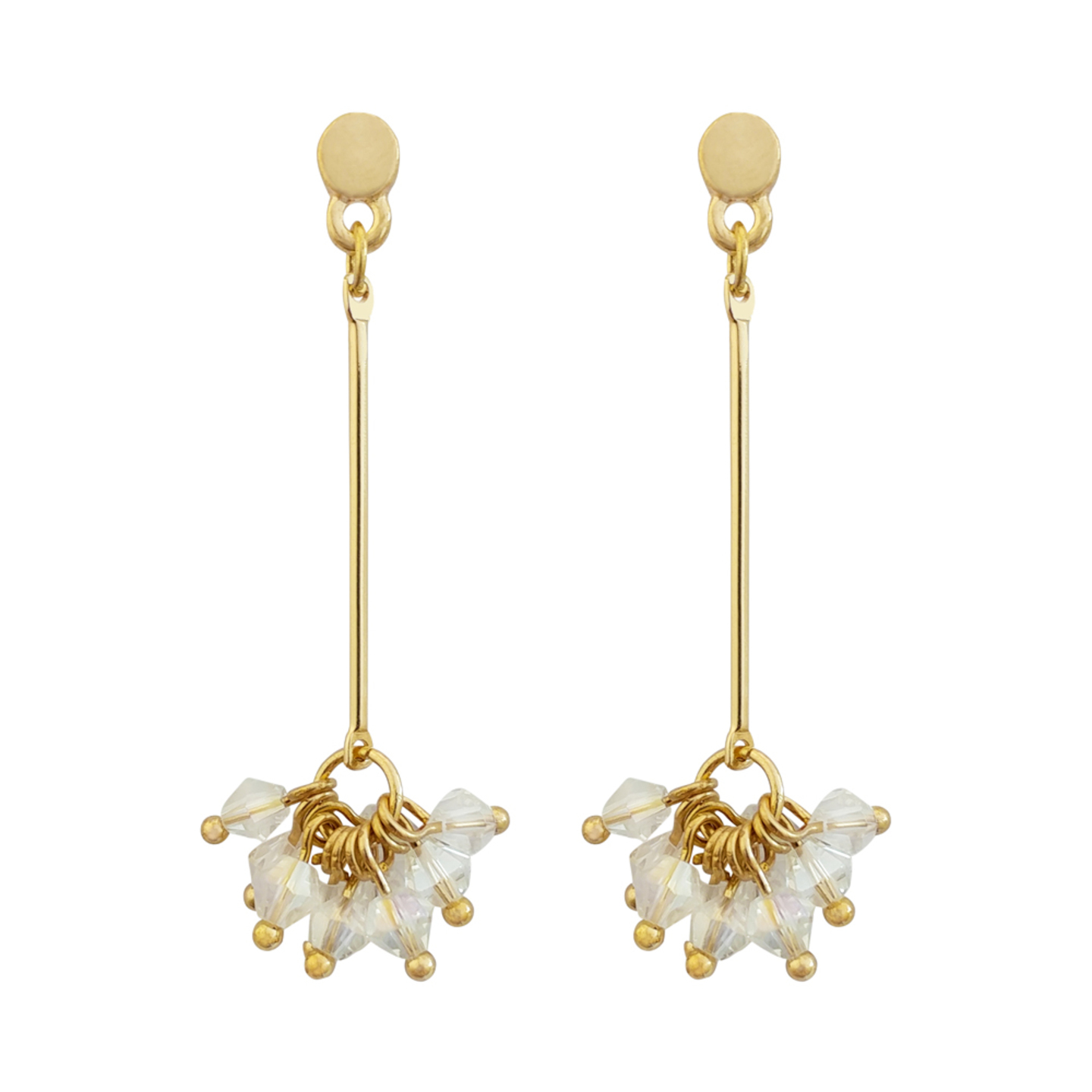Haisley Crystal Cluster Earrings