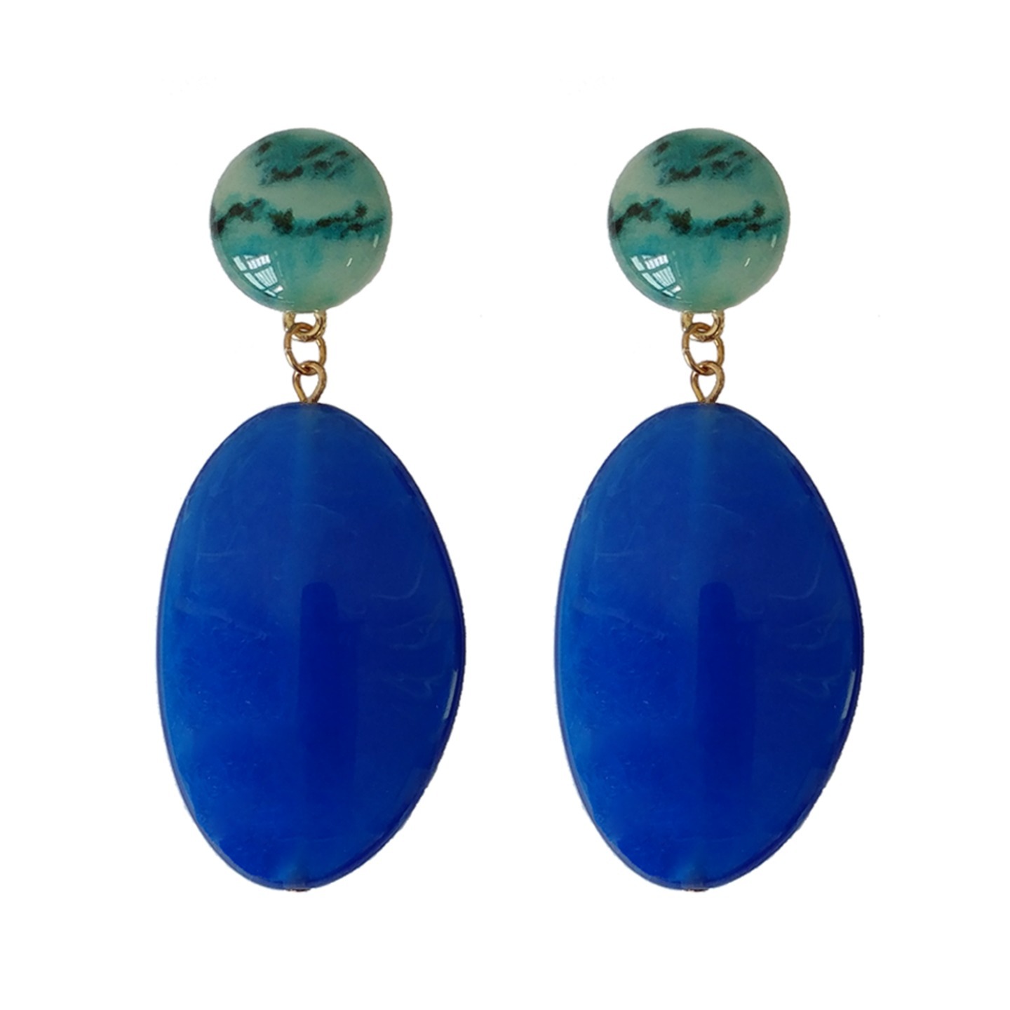 Solaris Resin Drop Earrings 