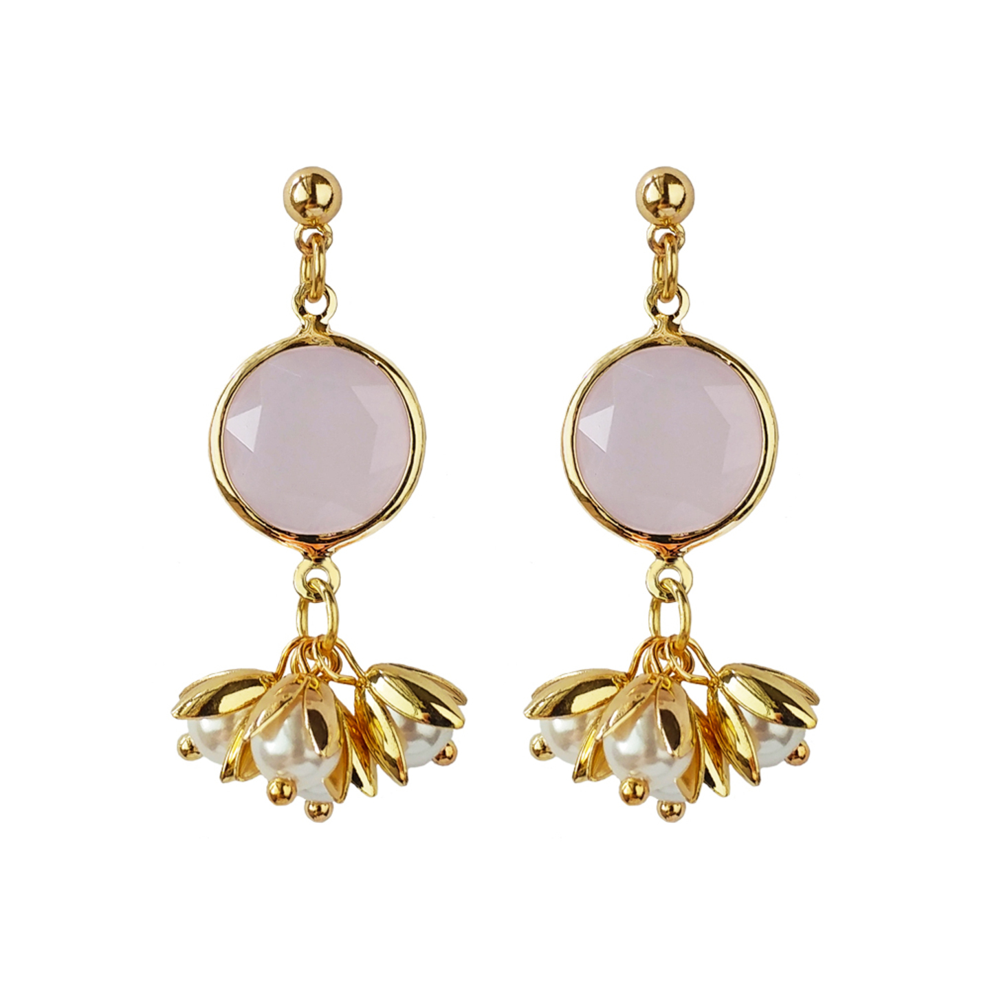 Kalina Pearl Blossom Earrings