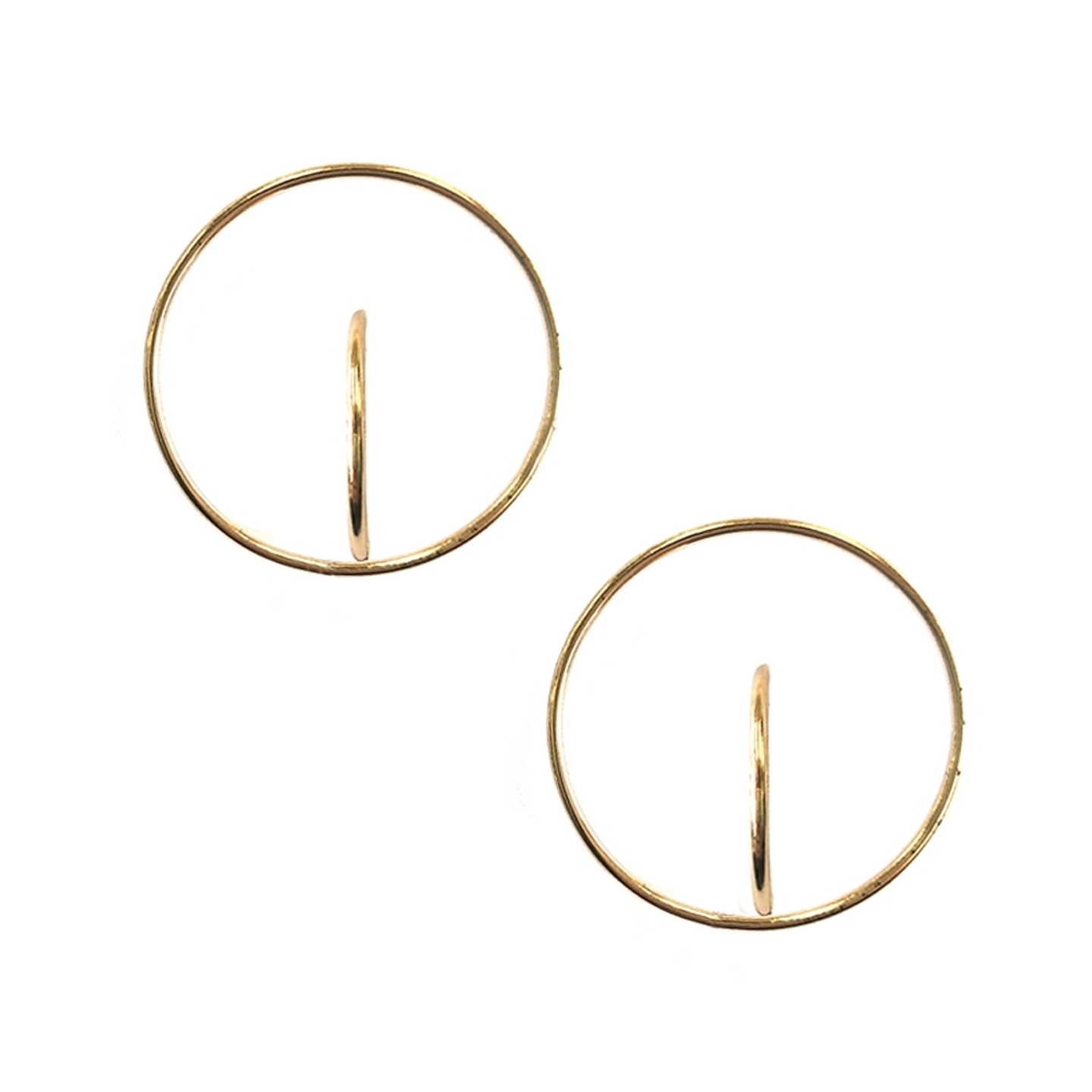 Olisa Orbit Studs in Gold