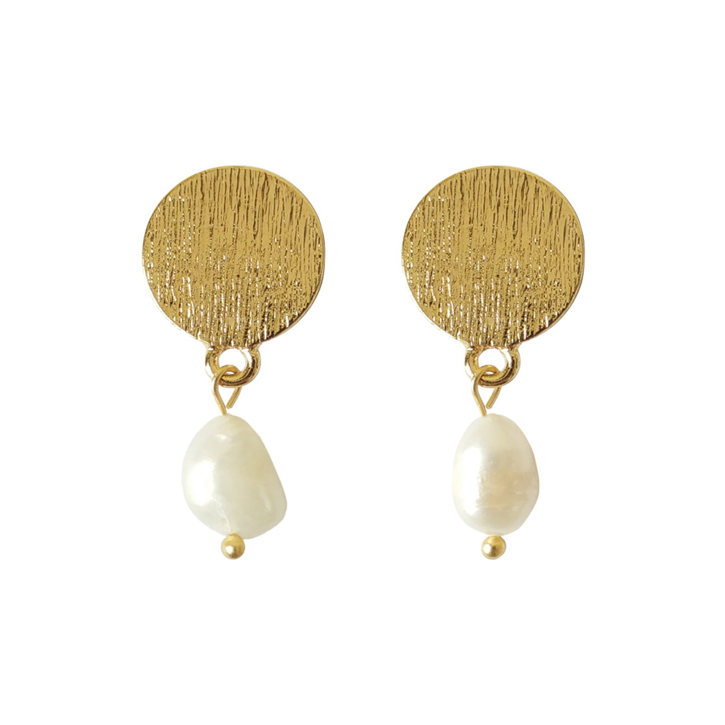 Lilja Pearl Textured Earrings