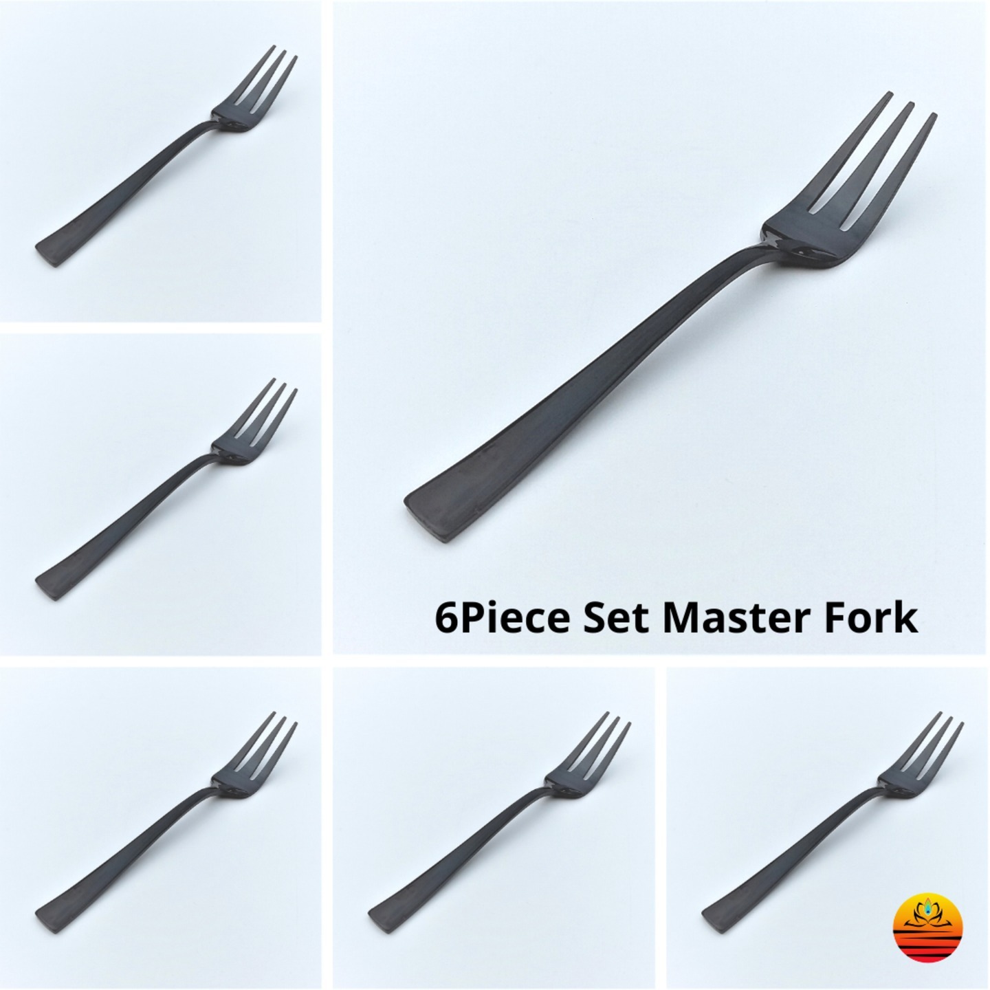 VRH-6 Piece Fork Set-16cm & 18cm -4 Colors-2.5mm & 3mm Thick Cutlery