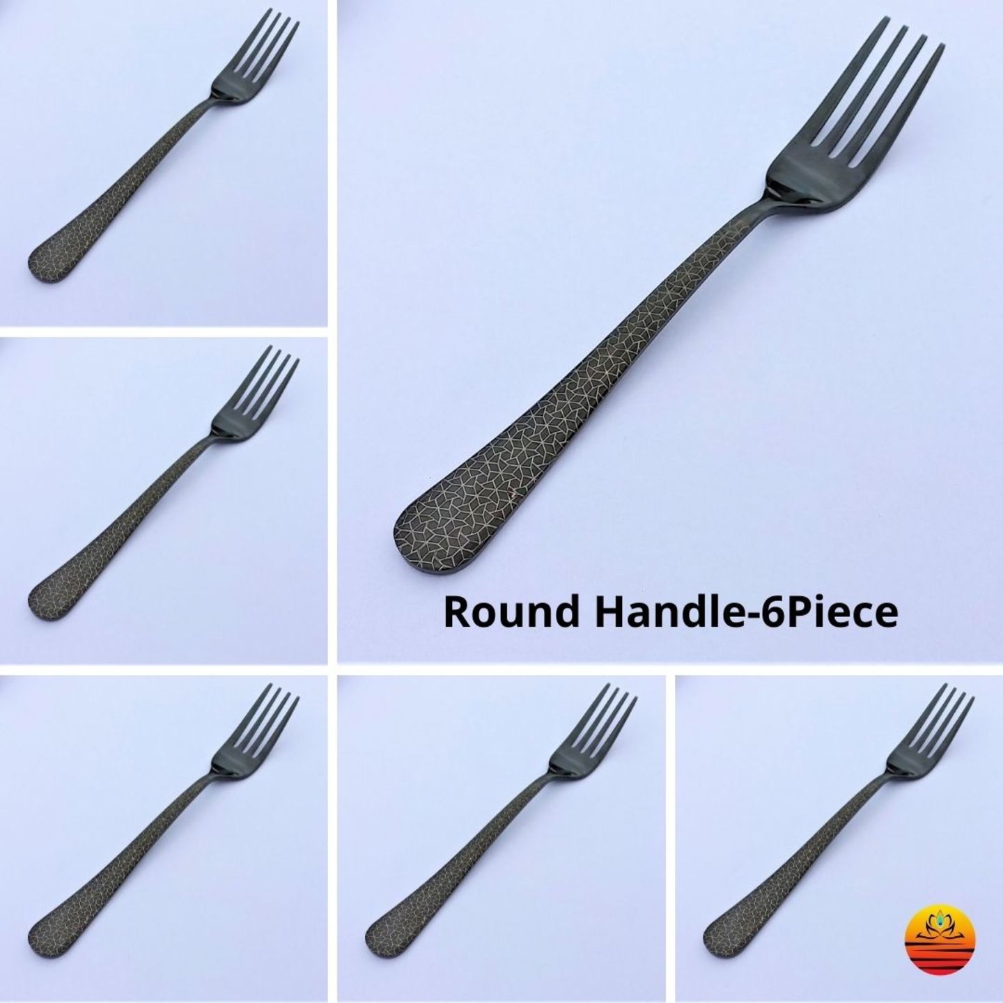 Designer MTY-6 Piece Fork Set-16cm & 18cm -2.5mm & 3mm Thick Cutlery