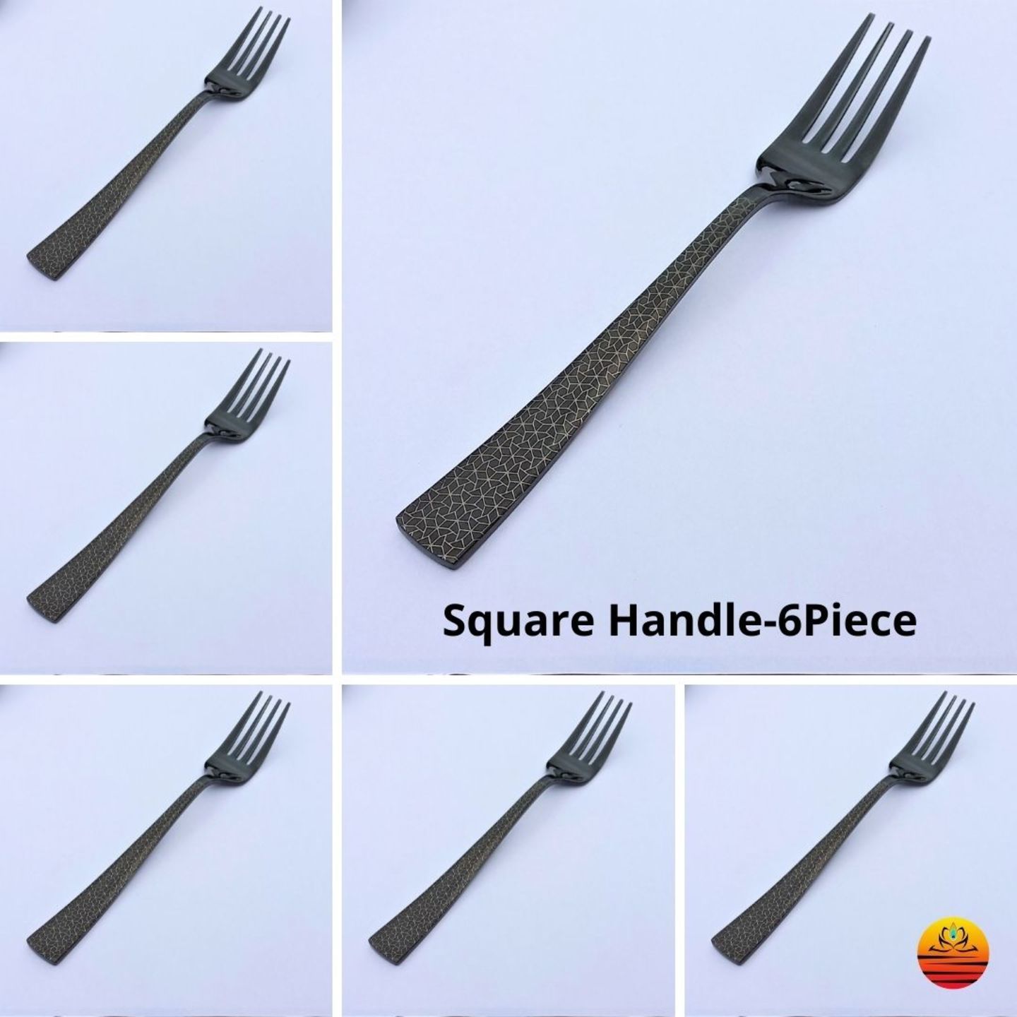 Designer VRH-6 Piece Fork Set-16cm & 18cm -2.5mm & 3mm Thick Cutlery