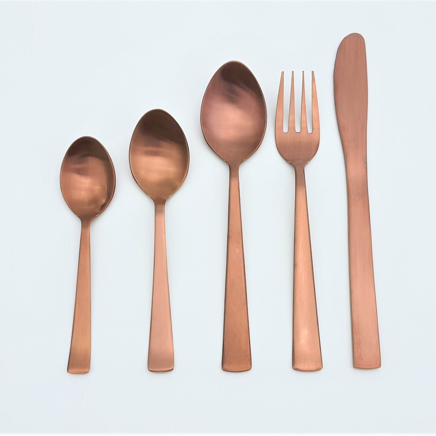 VMN-Classic Cutlery Set of 5Pc  Gold Matte Polish
