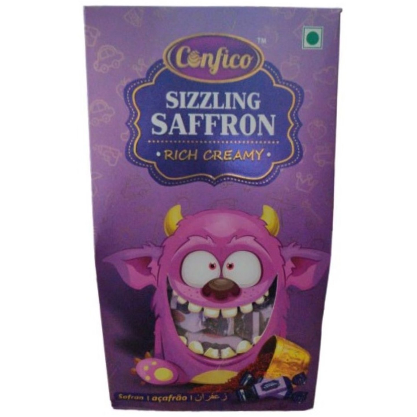 Confico Sizzling Saffron Toffee Rich Creamy  Pack of 2