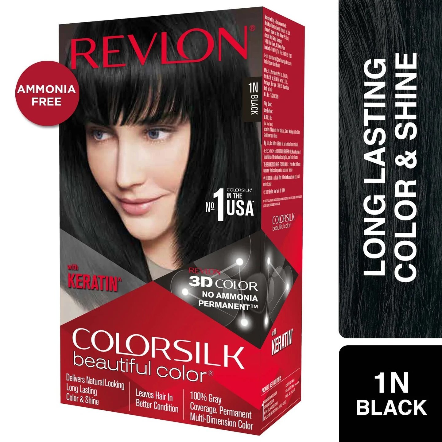 REVLON COLORSILK BLACK 1N Hair Color