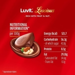 LuvIt Luscious Fruit and Nut Delectable Chocolate Bar Multipack, 100 Delicious, 440g  Pack of 10