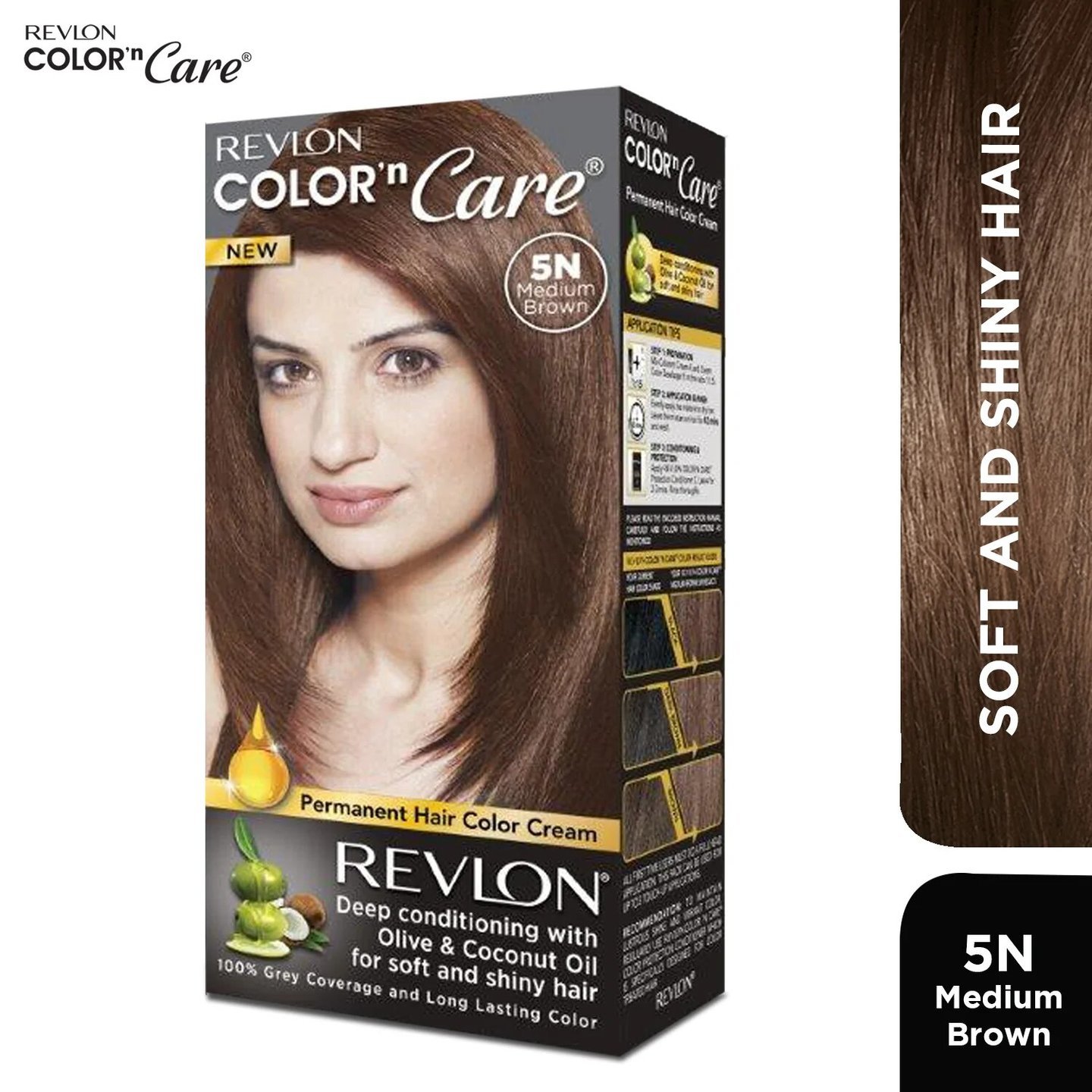 Revlon COLOR N CARE MEDIUM BROWN 5N Hair colour