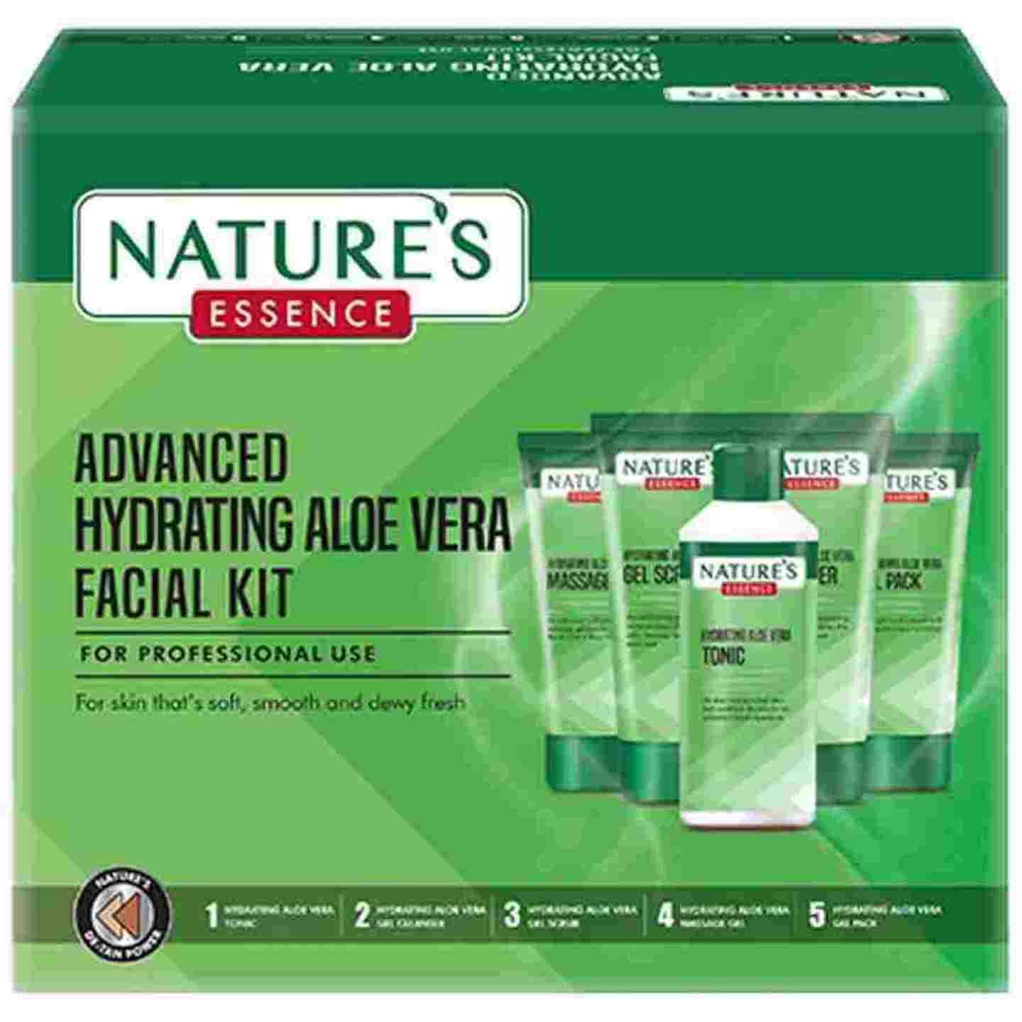 NATURES ESSENCE Hydrating Aloe Vera Facial Kit 20g-PACK of 2