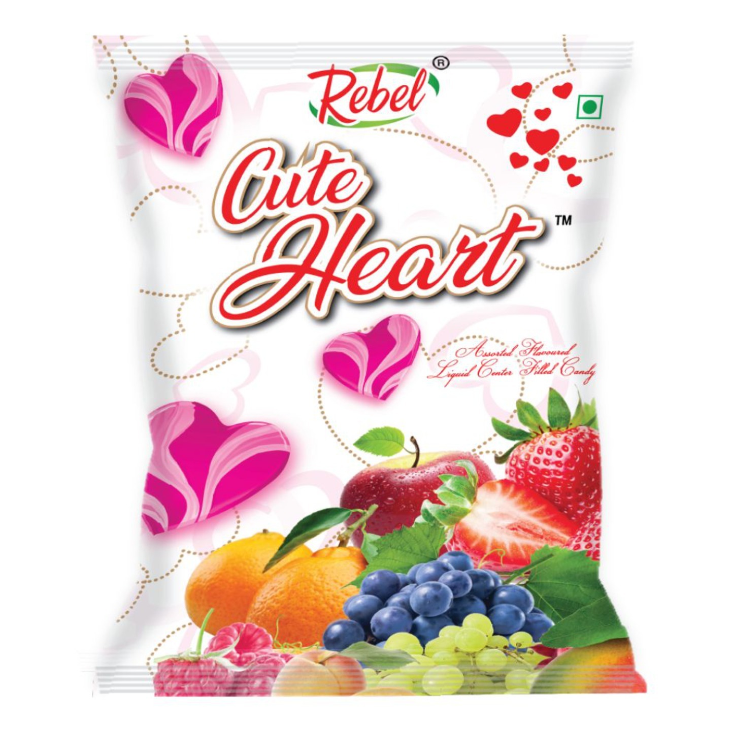 Confico Rebel Cute Heart Toffees Mrp 166