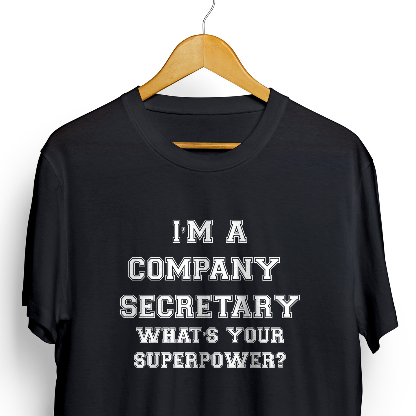 Company Secretary Super Power T-shirt for Men