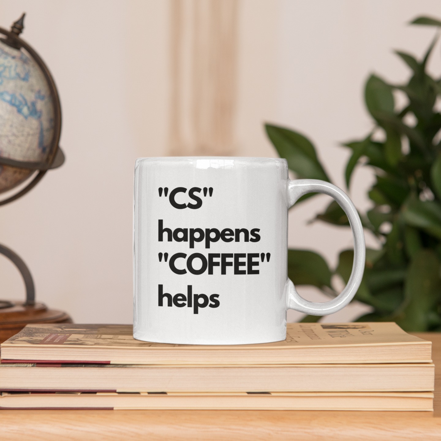 CS happens Coffee Helps Coffee Mug