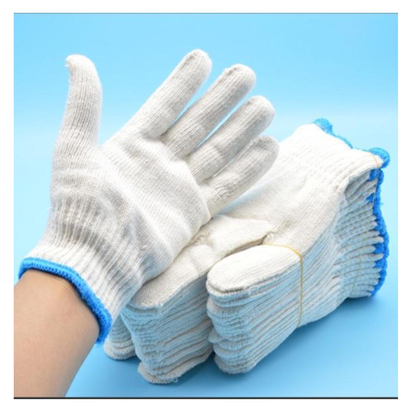 Pack of 12 pairs cotton glove