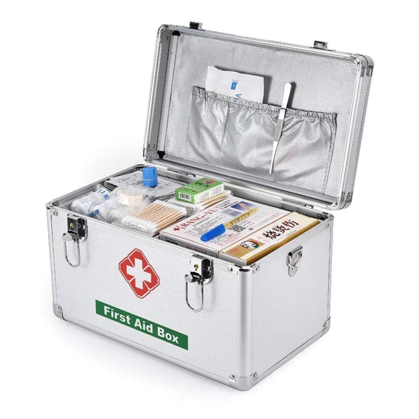 Medical first aid kit with emergency visit a full set of medicated first aid kit