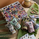 Kraft Gift Box + Graphic Sleeve + Shredded Paper Decor