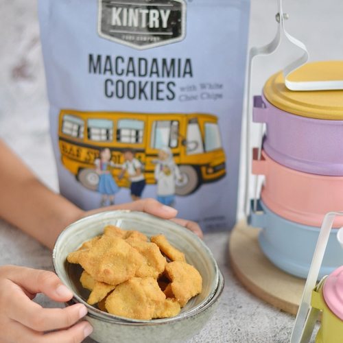 KINTRY Macadamia White Choc Cookies 35g Halal