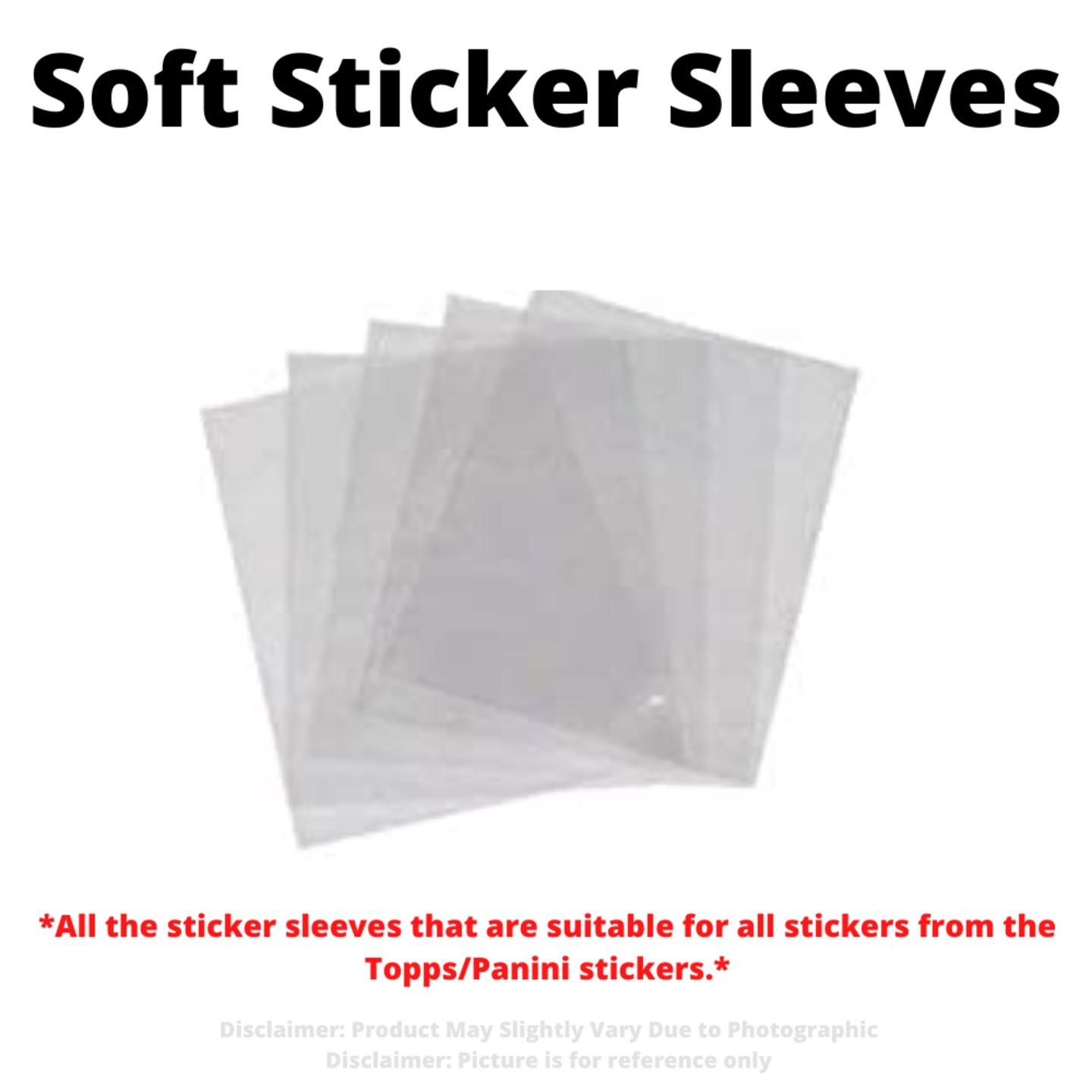 SOFT STICKER SLEEVES