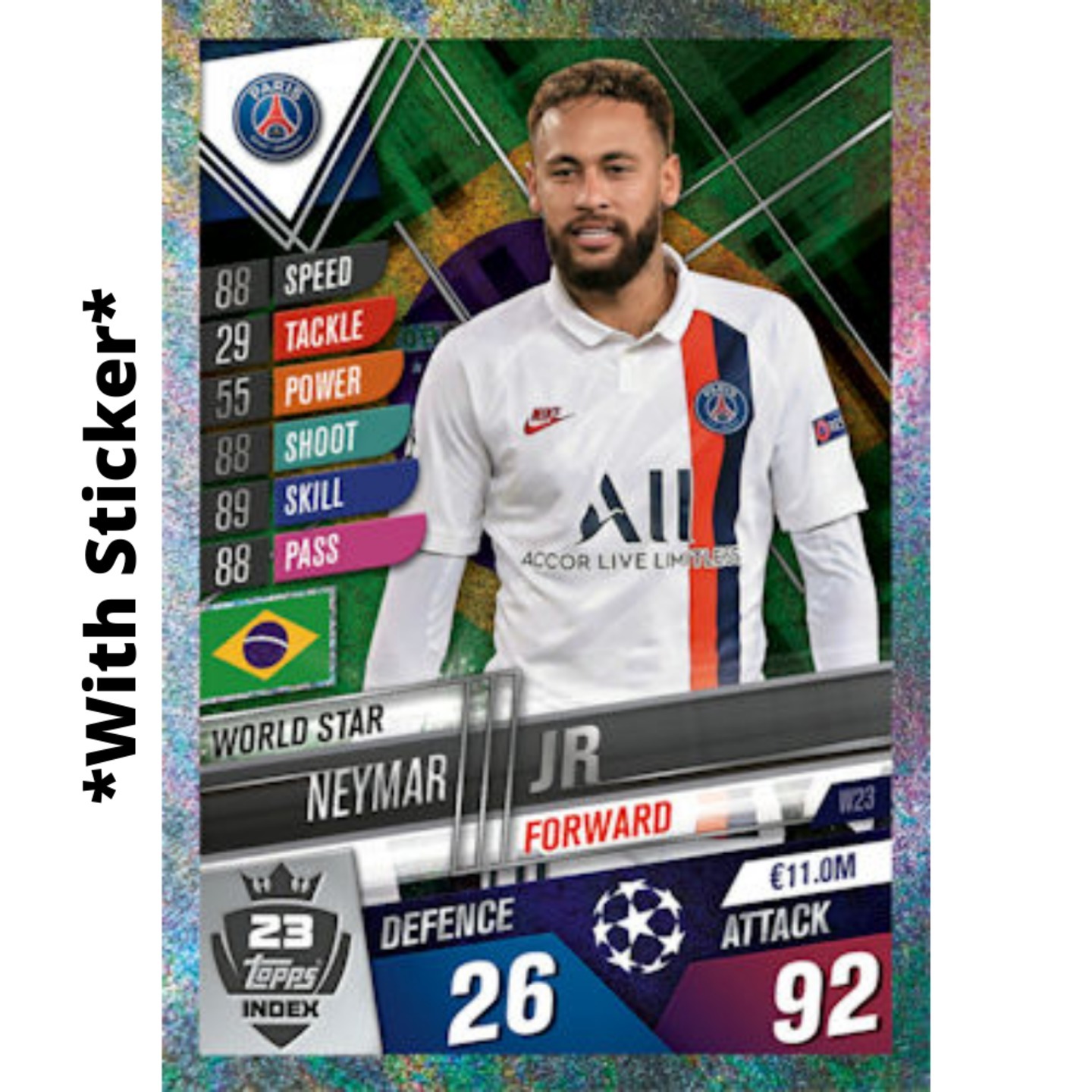 Neymar JR  MATCH ATTAX 101 2019-20