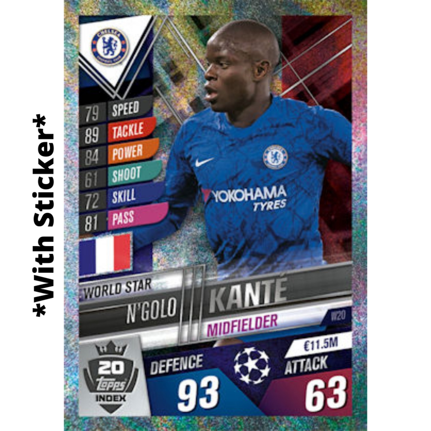 N'Golo Kanté MATCH ATTAX 101 2019-20