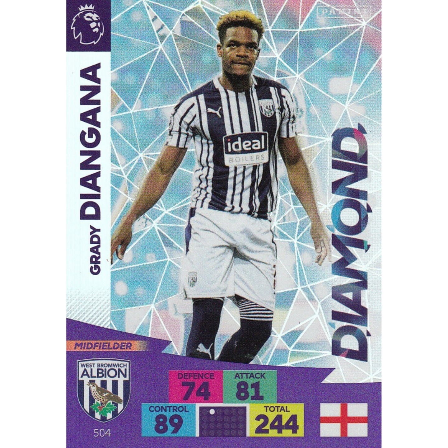 504 GRANDY DIANGANA DIAMOND CARD