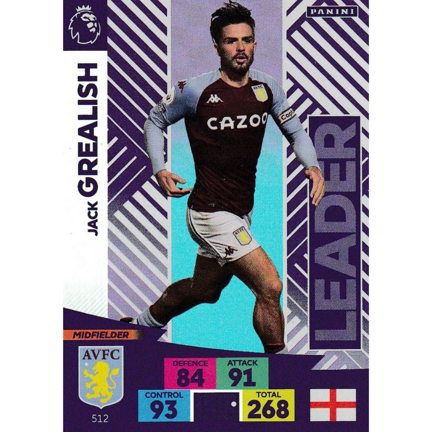 512 JACK GREALISH LEADER CARD