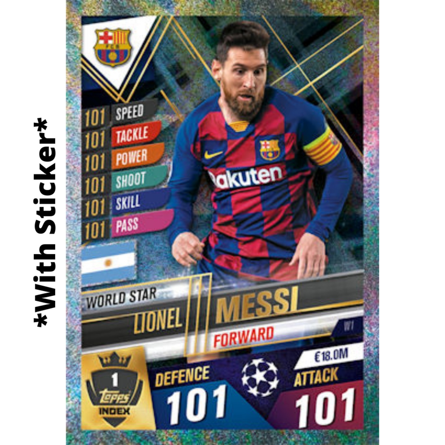 MESSI MATCH ATAX 101 2019-20