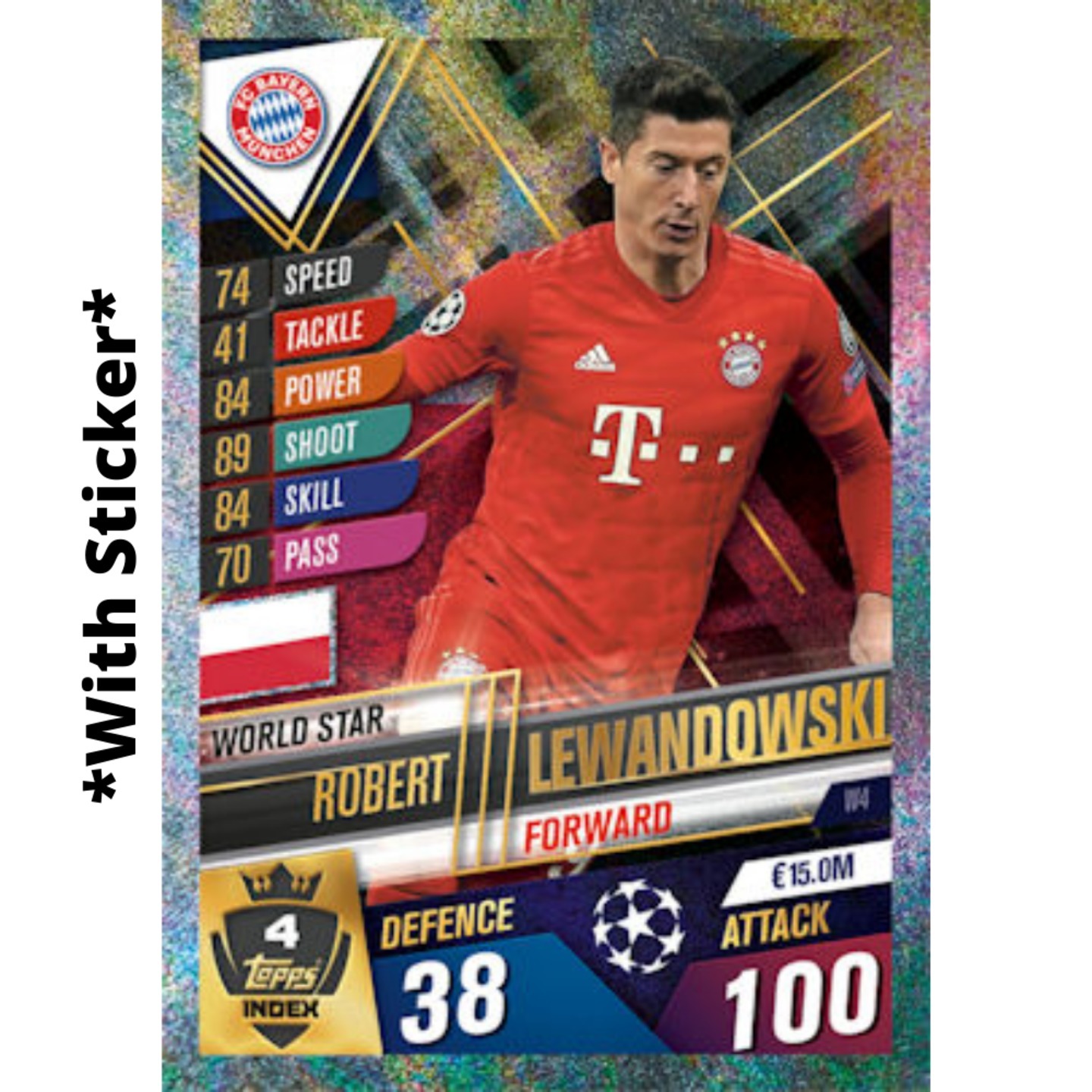 Robert Lewandowski MATCH ATTAX 101 2019-20