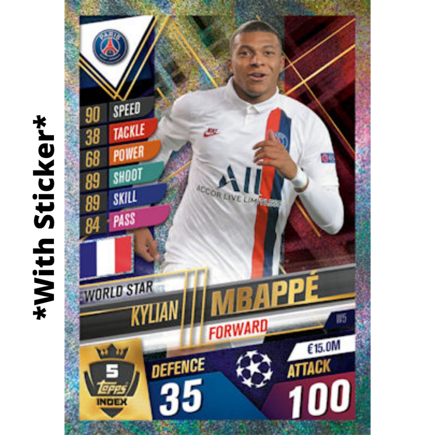 Kylian Mbappé MATCH ATTAX 101 2019-20