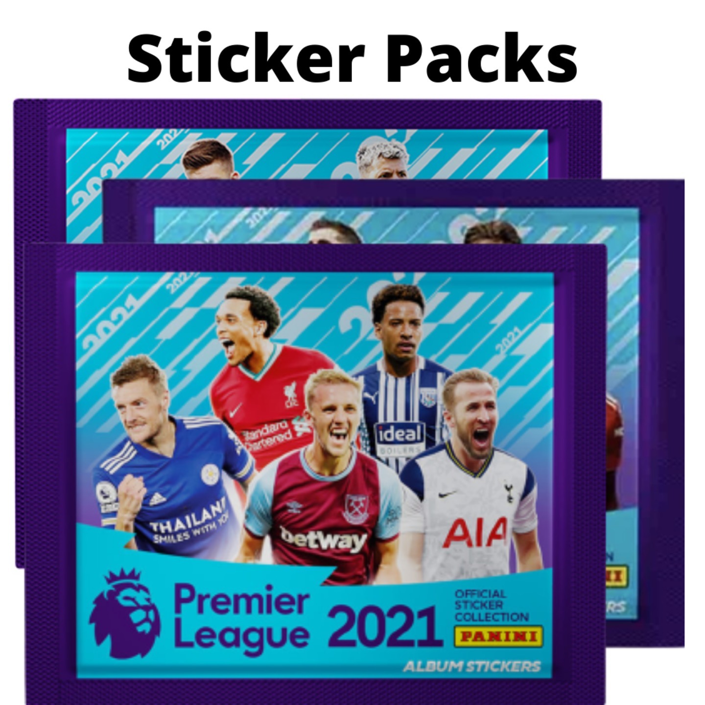 NEW Panini Premiere League Sticker Packs 5 STICKERS PACK