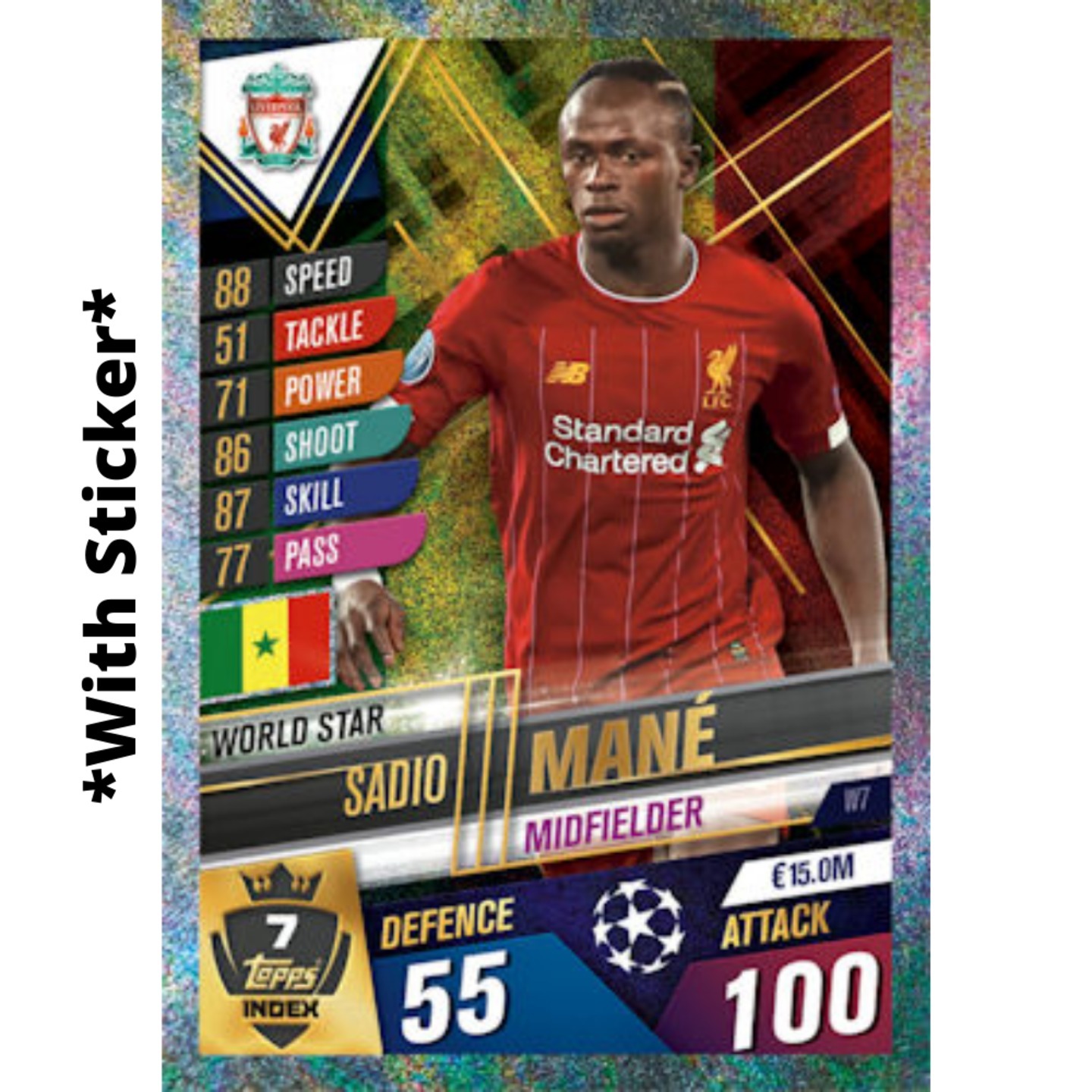 Sadio Mané MATCH ATTAX 101 2019-20