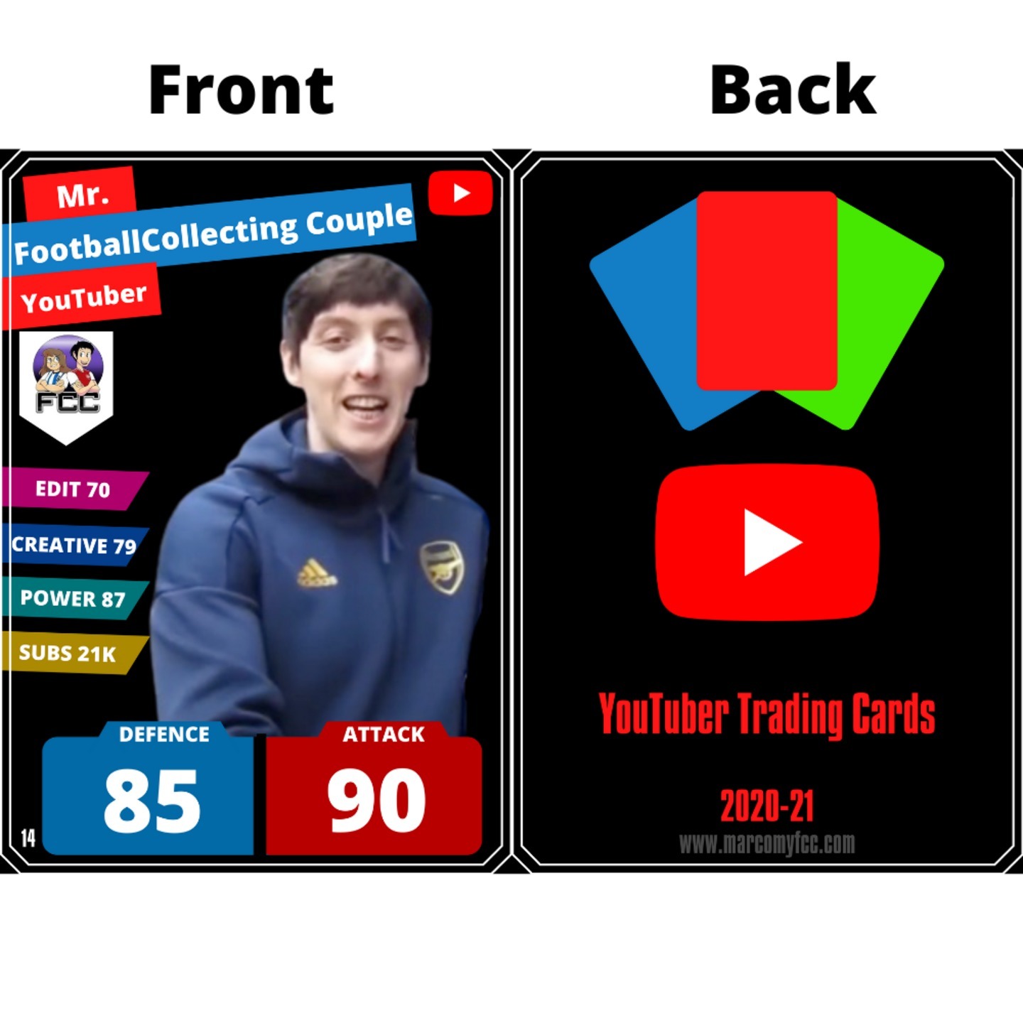 Football Collecting Couple - Mr. CARD