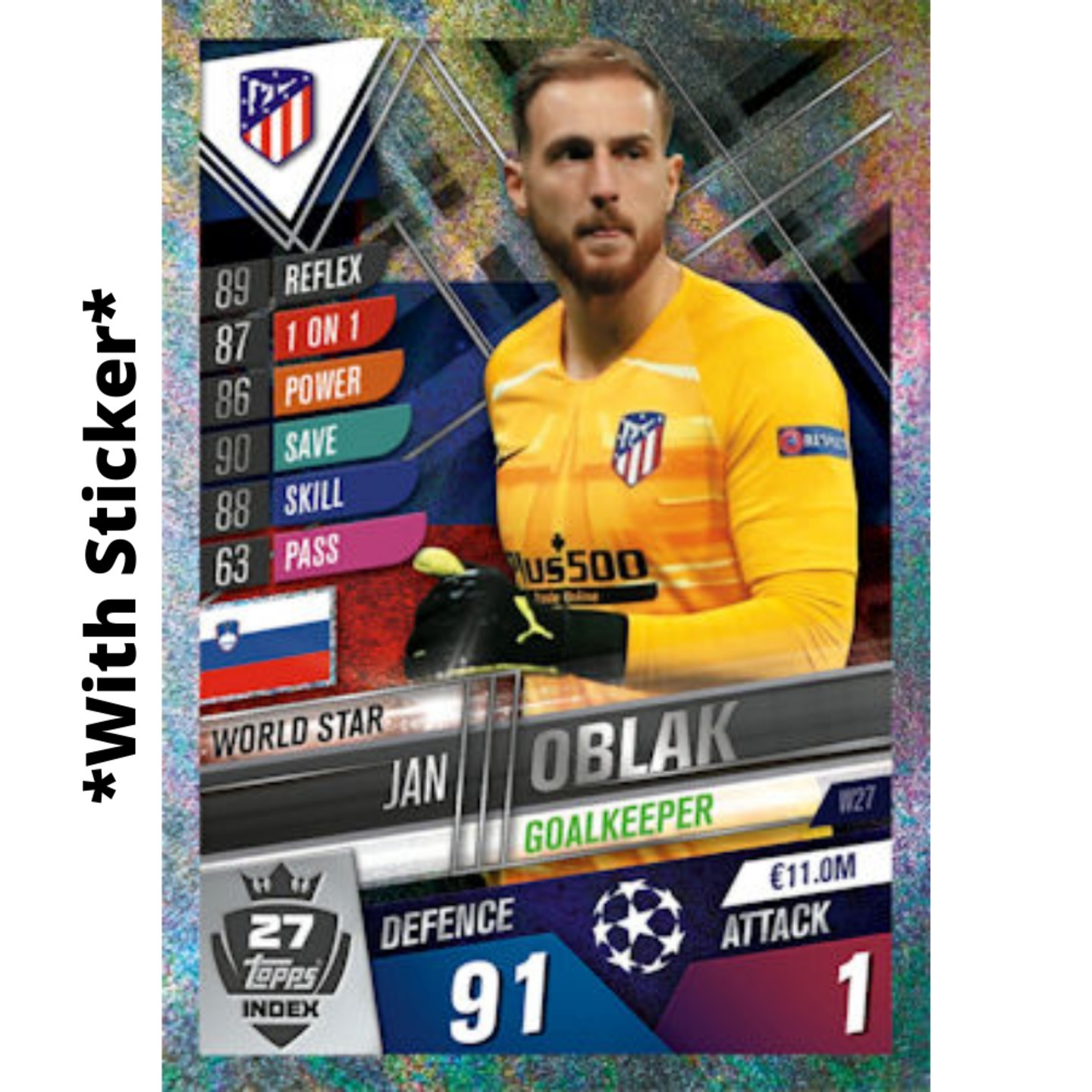 Jan Oblak MATCH ATTAX 101 2019-20