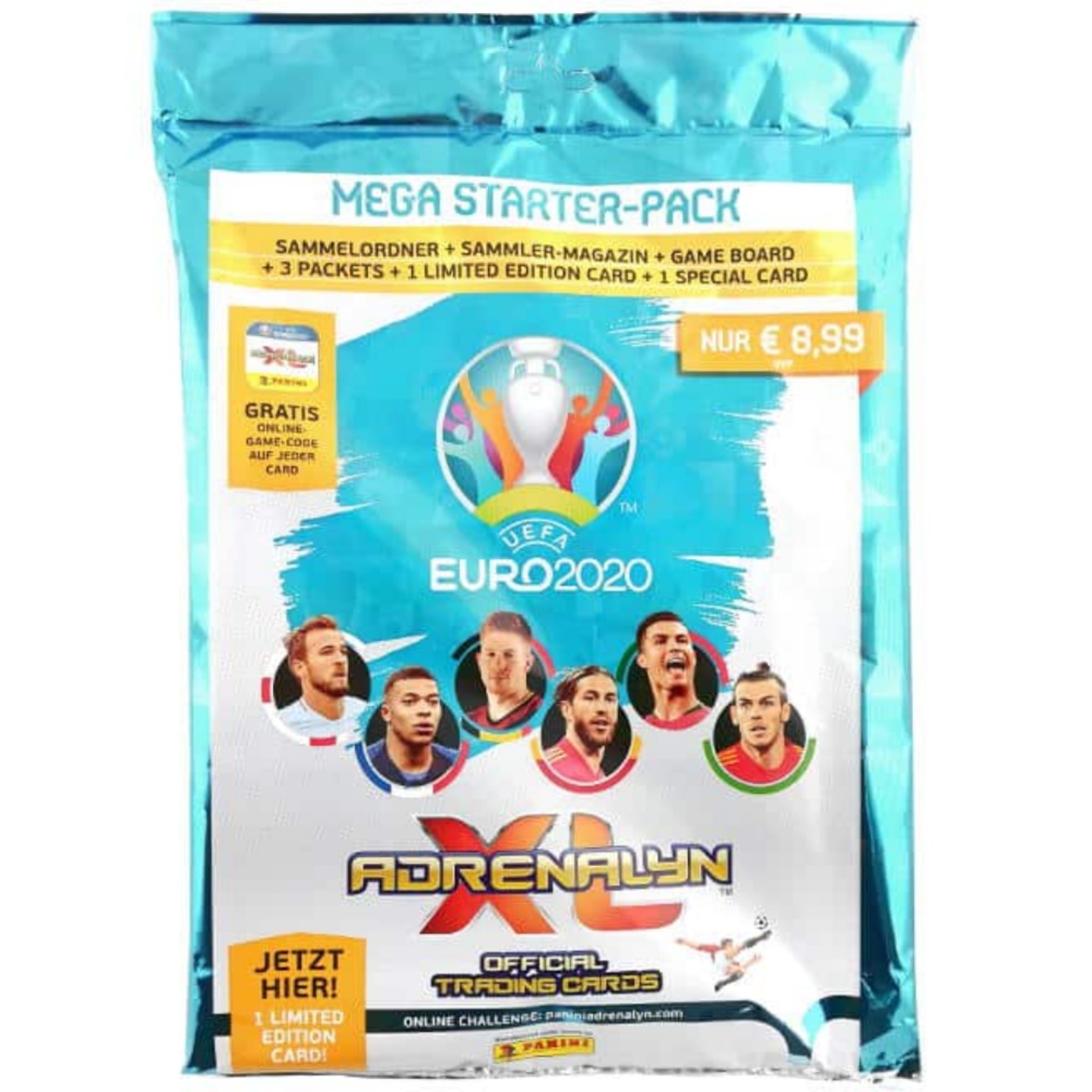 Adrenalyn XL Euro 2020 Mega Starter Pack 3 LIMITION CARD INCLUDED