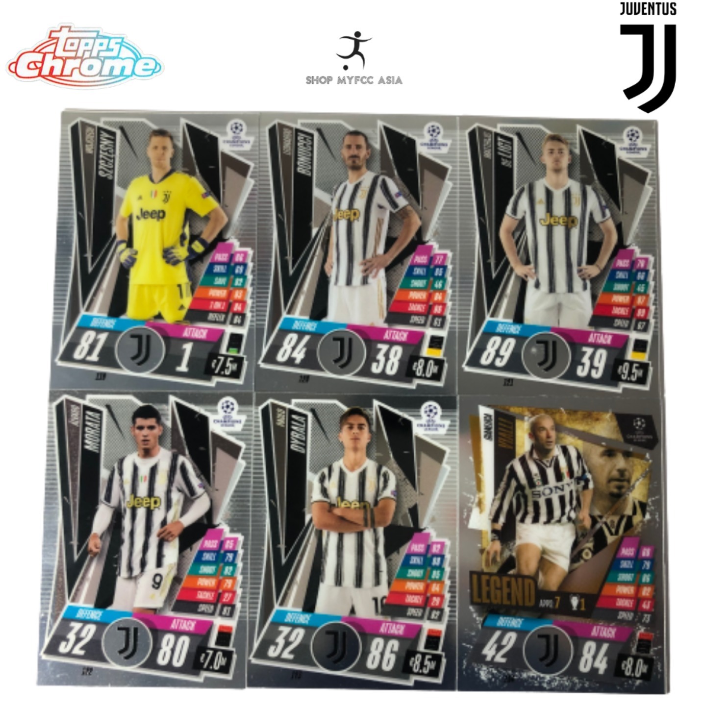 JUVENTUS SET | MATCH ATTAX CHROME