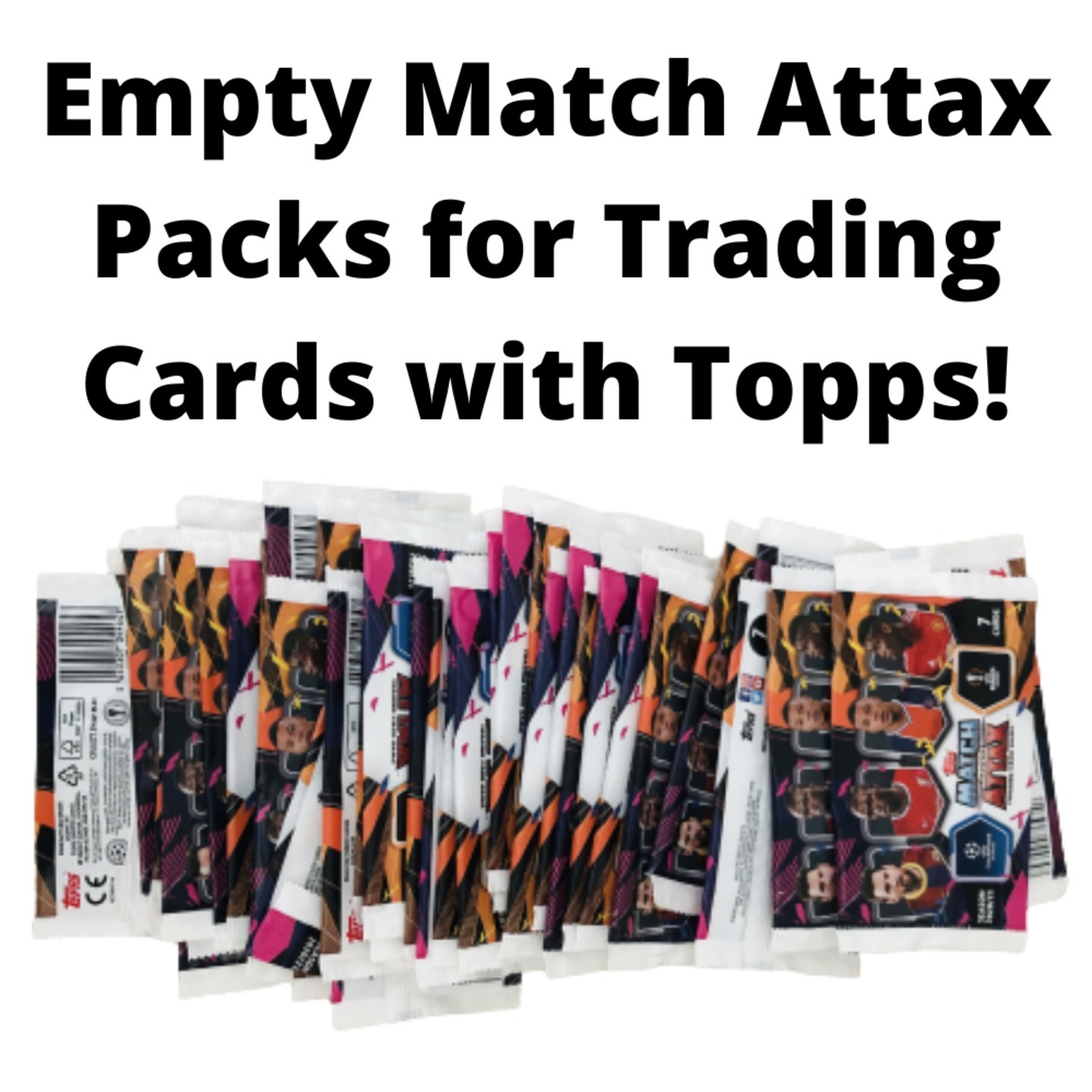 EMPTY MATCH ATTAX PACKS TO TRADE WITH TOPPS.COM