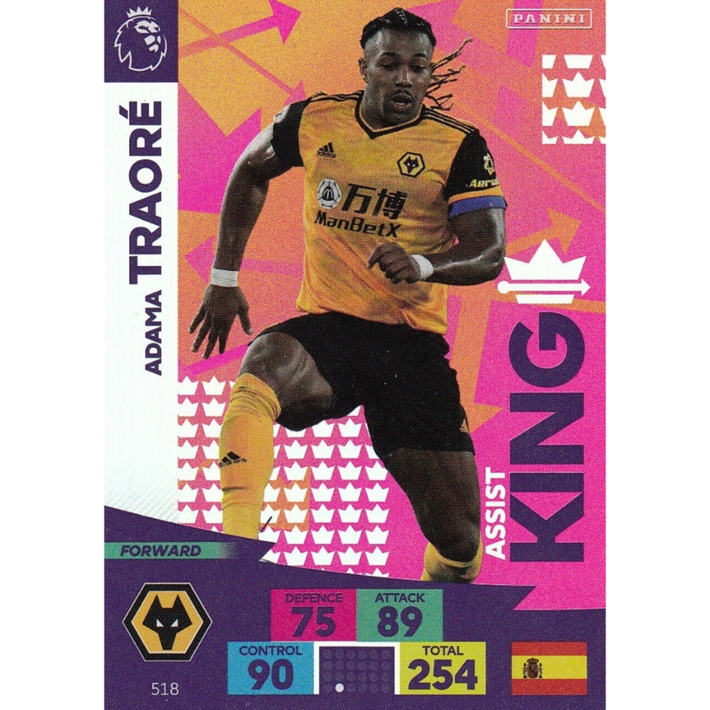 #518 ADAMA TRAORE ASSIST KING