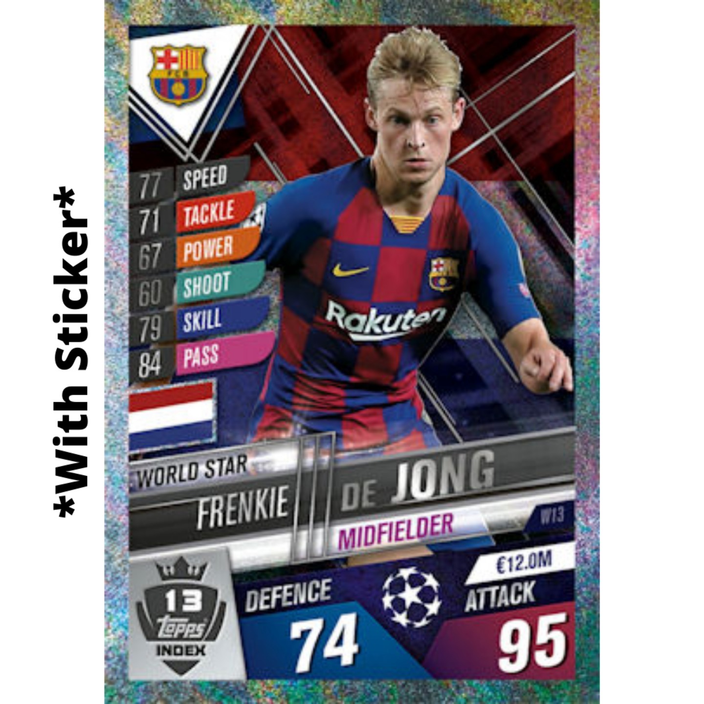 Frenkie de Jong MATCH ATTAX 101 2019-20
